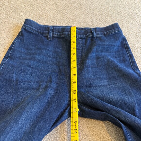 Judy Blue Jeans Pull On Super Flare Boho Hippie Raw Hem Size 11 / 30 #JP88136 - Picture 6 of 14